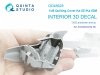 Quinta Studio QD48628 Quilting cover for Ка-52/Ka-52М cockpit (Zvezda/Quinta) 1/48